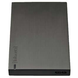 Intenso Disco Duro Externo HDD 2.5" 2TB USB 3.0 Aluminio Antracita, Modelo 6028680 (5400 rpm, 8MB Cache, Lectura 85MB/s, FAT32)