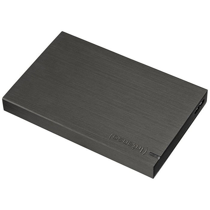 Intenso Disco Duro Externo HDD 2.5" 2TB USB 3.0 Aluminio Antracita, Modelo 6028680 (5400 rpm, 8MB Cache, Lectura 85MB/s, FAT32)