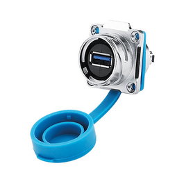 GoodConnections Alcasa IC03-24U302 USB 3.2 Gen 1 A-A Azul, Plata