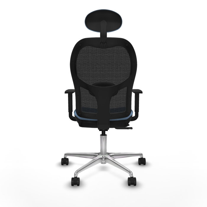 PIQUERAS Y CRESPO Silla de oficina Jorquera con mecanismo Sincro/Traslack Azul cielo