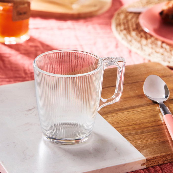 Mug Vidrio Stripy Luminarc 25 cL Mug Vidrio Stripy Luminarc 25 cL