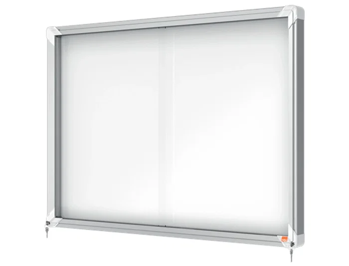 Nobo Vitrina de Anuncios Premium Plus Magnética con Puerta Corredera 8 x DIN A4 689x972x54 mm Nobo Vitrina de Anuncios Premium Plus Magnética con Puerta Corredera 8 x DIN A4 689x972x54 mm