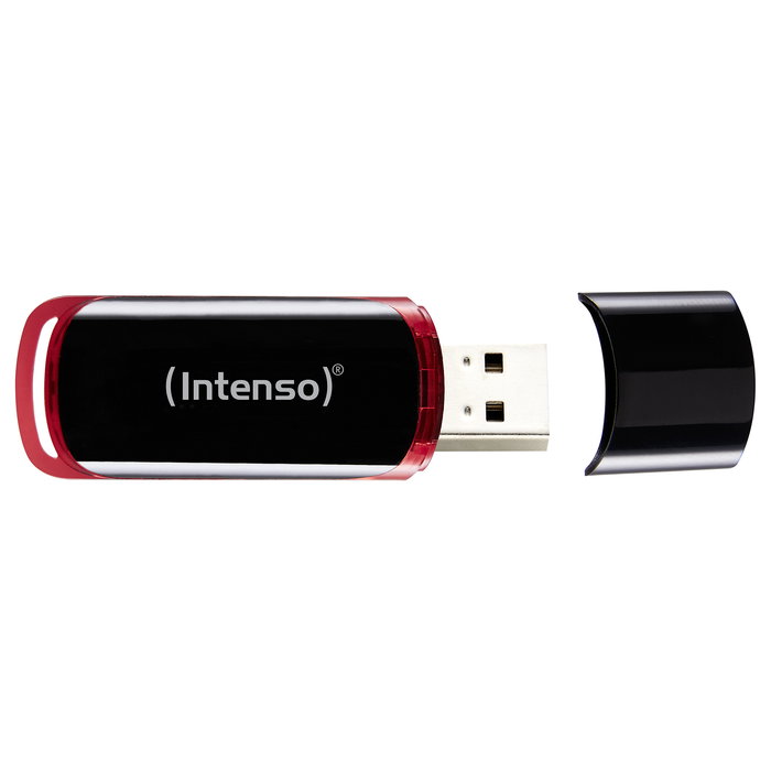 Intenso 8GB USB 2.0 Memoria USB Tipo-A Negro Rojo 28 MB/s Lectura 6.5 MB/s Escritura