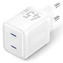 Vention Cargador de Pared GaN 45W con 2 Puertos USB-C, Modelo FEF-EU, Blanco