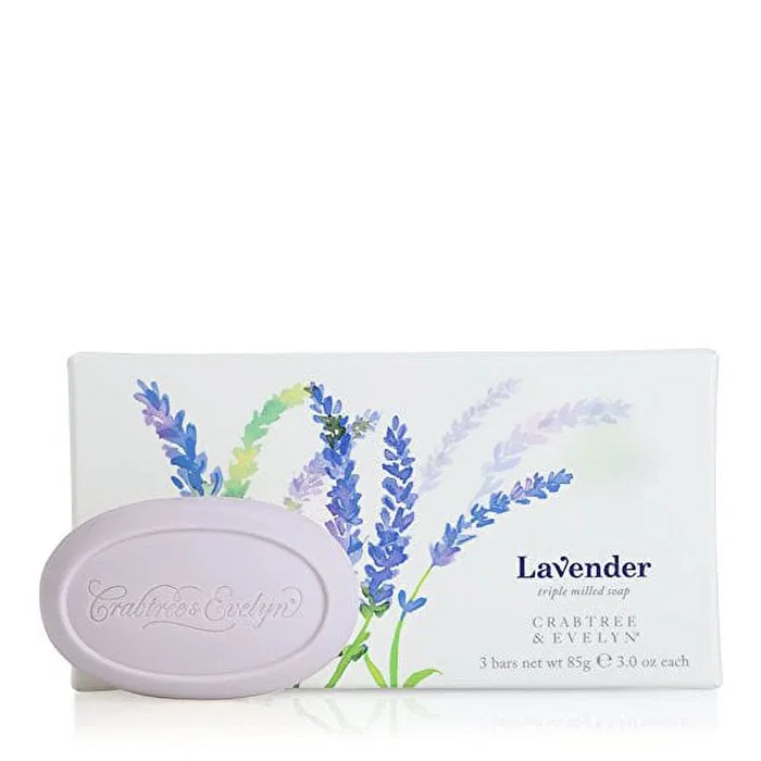Crabtree & Evelyn Set Trio de Jabones de Lavanda Hidratantes Crabtree & Evelyn Set Trio de Jabones de Lavanda Hidratantes
