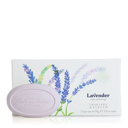 Set Trio, Crabtree & Evelyn, Lavander, Hidratante, Barra de jabón, 3 uds, 85 g