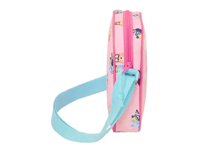 Safta Bolso Bandolera Colección Bluey 'Bluey Dance', Azul, 180x160x40 mm