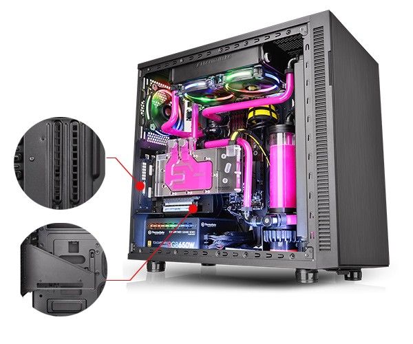 Thermaltake Suppressor F31 TG Black