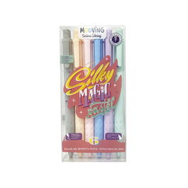 Roller Gel Rt. Mooving 0,8Mm Pastel Estuche De 6