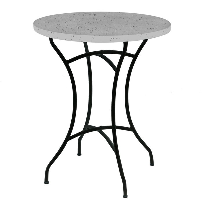 Mesa Terrazzo Mesa Negro 60 x 60 x 72 cm Mesa Terrazzo Mesa Negro 60 x 60 x 72 cm