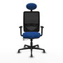 PIQUERAS Y CRESPO Silla de oficina Zulema Azul y Negro