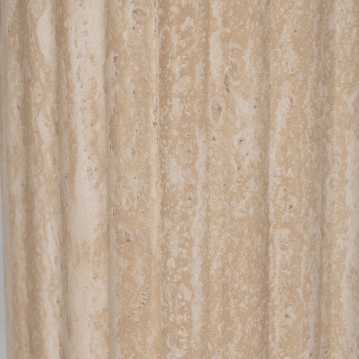 Mesa Centro Beige Piedra Mdf Decoración 120 X 60 X 46 cm