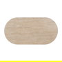 Mesa Centro Beige Piedra Mdf Decoración 120 X 60 X 46 cm
