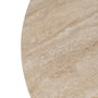 Mesa Centro Beige Piedra Mdf Decoración 120 X 60 X 46 cm