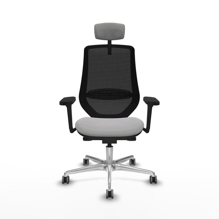 PIQUERAS Y CRESPO Silla de oficina Mardos con mecanismo Sincro/Traslack, Gris claro y Negro PIQUERAS Y CRESPO Silla de oficina Mardos con mecanismo Sincro/Traslack, Gris claro y Negro