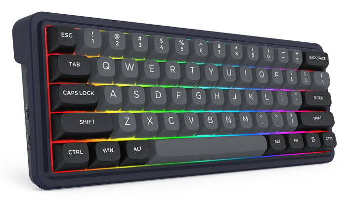 Redragon Draconic V2 K730GB-RGB-PRO Black Teclado Gaming Mecánico Inalámbrico 61 Teclas RGB Retroiluminación Batería 2500 mAh USB-C Negro Redragon Draconic V2 K730GB-RGB-PRO Black Teclado Gaming Mecánico Inalámbrico 61 Teclas RGB Retroiluminación Batería 2500 mAh USB-C Negro