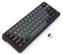 Redragon Draconic V2 K730GB-RGB-PRO Black Teclado Gaming Mecánico Inalámbrico 61 Teclas RGB Retroiluminación Batería 2500 mAh USB-C Negro