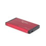 GEMBIRD Carcasa de disco 2,5 de aluminio USB 3.0 Rojo