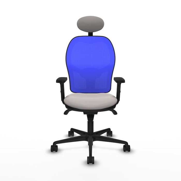 PIQUERAS Y CRESPO Silla de oficina Jorquera Blanco y Azul