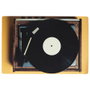 Home Deco Factory Individual 45x30 cm con diseño de tocadiscos