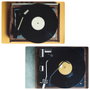 Home Deco Factory Individual 45x30 cm con diseño de tocadiscos