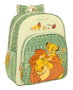 Mochila Escolar Mufasa Verde Beige 32 x 38 x 12 cm