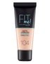 Maybelline Fit Me Matte + Poreless Base líquida 104 Marfil suave 30 ml