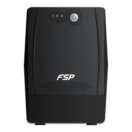 FSP FP 1000 SAI Torre Interactivo 1000VA 600W con AVR, 4 Tomas Schuko y Batería de 2x12V/9Ah