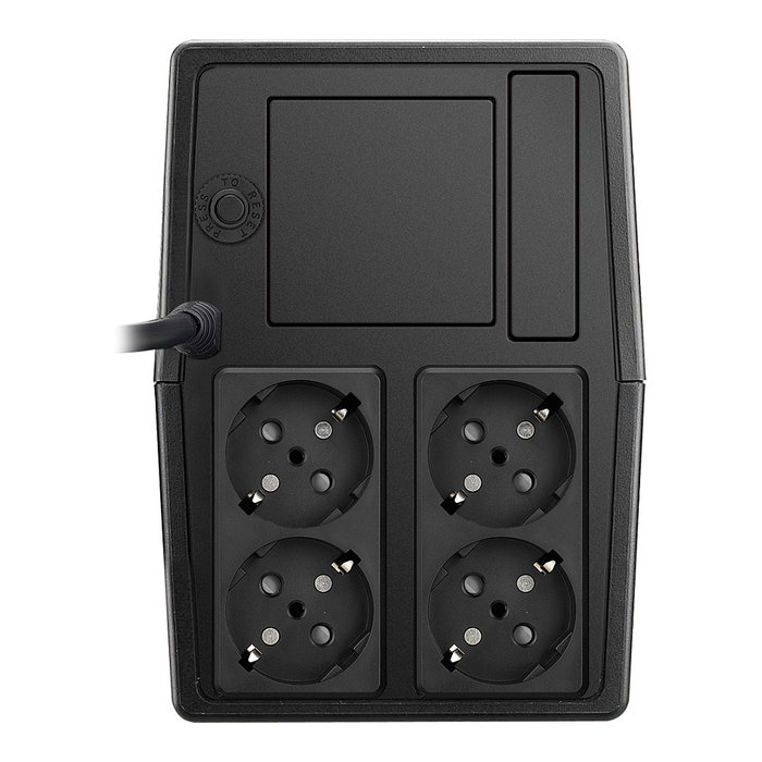 FSP FP 1000 SAI Torre Interactivo 1000VA 600W con AVR, 4 Tomas Schuko y Batería de 2x12V/9Ah