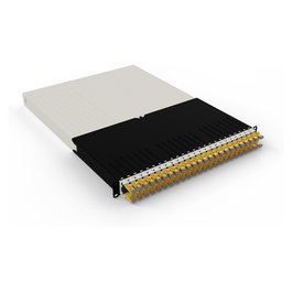 PATCHBOX PONE30STPYL Cableado Estructurado, Patchbox.one Kabeleinzugssystem 30RU/STP (1.8 m), 24 Kits Cassette, Patch Cable Cat 6a U/FTP STP, PoE, Color Amarillo