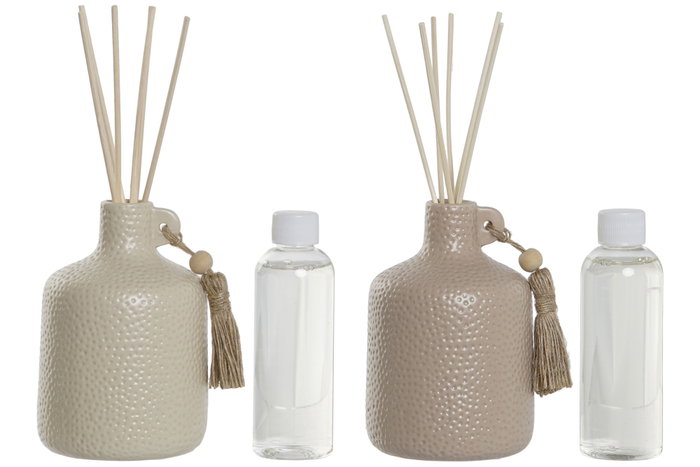 DKD Home Decor Ambientador Mikado Gres con Jarrón