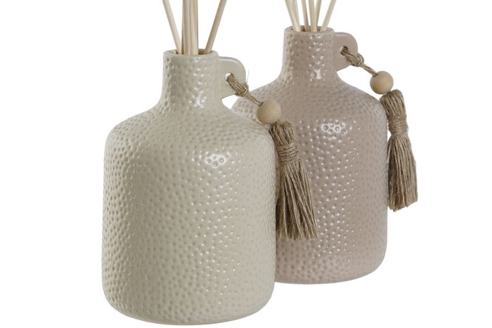 DKD Home Decor Ambientador Mikado Gres con Jarrón