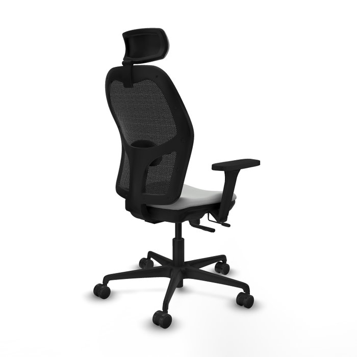 PIQUERAS Y CRESPO Silla de oficina Jorquera Gris claro y Negro