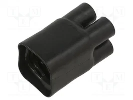 HELLERMANNTYTON Cable de empalme negro de poliolefina reticulada POX