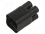 HELLERMANNTYTON Cable de empalme negro de poliolefina reticulada POX