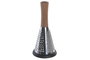 DKD Home Decor Rallador Inox Acacia 8,5x8,5x19,5 Natural