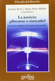 La justicia ¿discurso o mercado?, Lucian Kern, Hans Peter Müller - GEDISA EDITORIAL