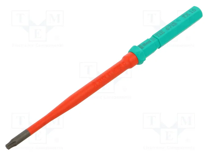 WERA Punta Torx® TX15 aislada y slim de 157 mm WERA Punta Torx® TX15 aislada y slim de 157 mm