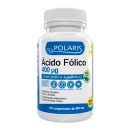 POLARIS Ácido Fólico 400 Mcg 100 Comprimidos - Complemento Alimenticio