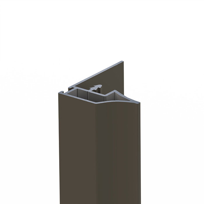 HERRAJES ALK Perfil Tirador Ateneo SP16 Acabado Plata Mate Aluminio 2.45 Metros Set de 6