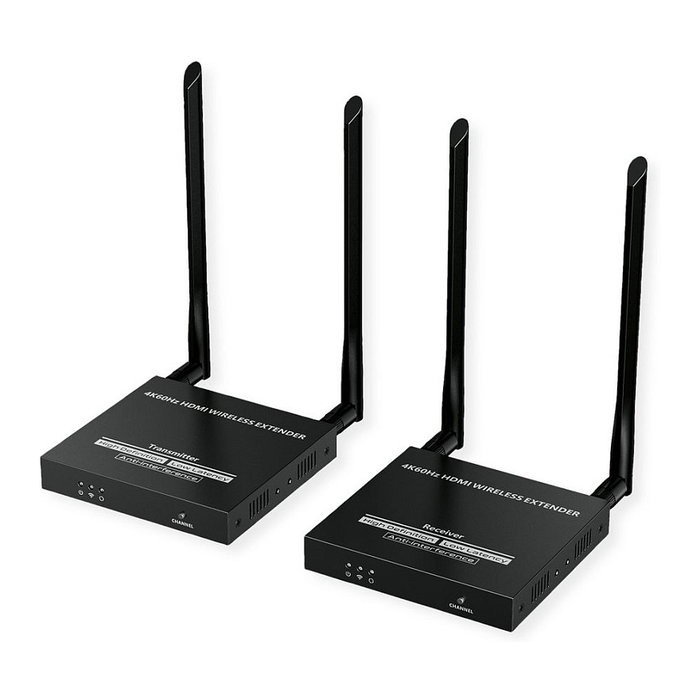 VALUE 14.99.3416 Wireless HDMI 4K A/V System, Transmisor y Receptor de Señales AV Inalámbrico, 50 m, 3840x2160 Pixeles, HDCP, 3D