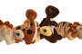 DKD Home Decor Peluche Multicolor Poliester Hecho a Mano 22 x 14.5 x 9 cm (12 Unidades)