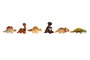 DKD Home Decor Peluche Multicolor Poliester Hecho a Mano 22 x 14.5 x 9 cm (12 Unidades)