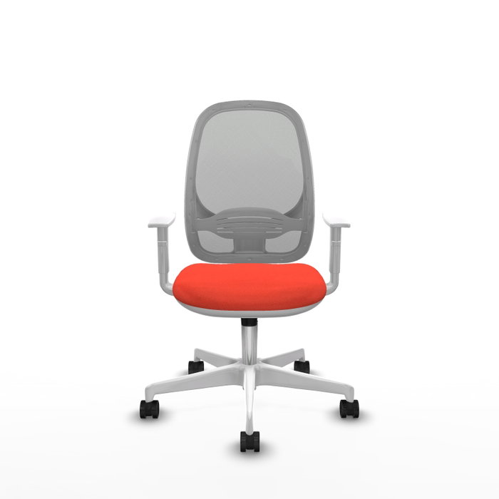 PIQUERAS Y CRESPO Silla de oficina Cilanco con mecanismo Sincro, Naranja oscuro y Gris PIQUERAS Y CRESPO Silla de oficina Cilanco con mecanismo Sincro, Naranja oscuro y Gris