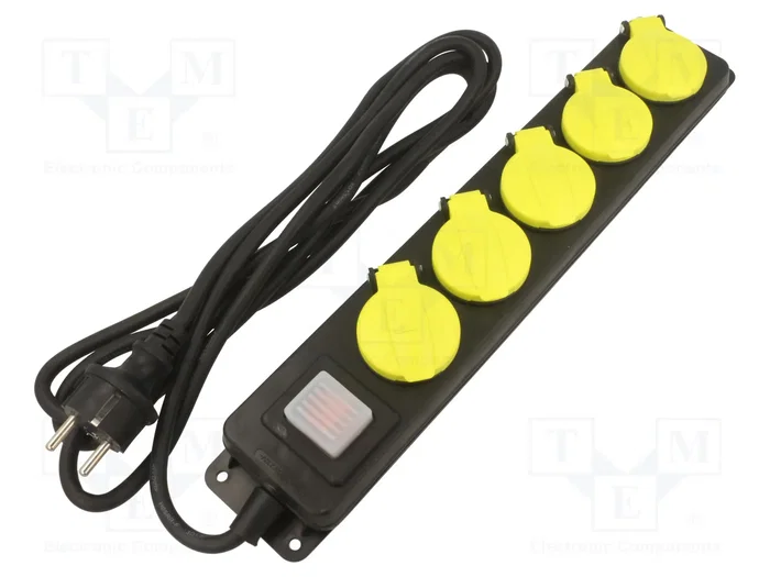 PLASTROL Prolongador de Alimentación H05RR-F 3G1,5mm2 3m Negro PLASTROL Prolongador de Alimentación H05RR-F 3G1,5mm2 3m Negro