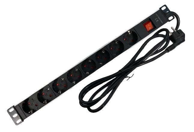 MicroConnect Regleta de Alimentación 19" 8