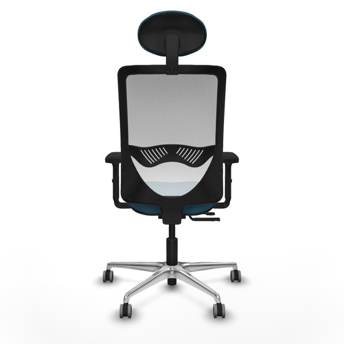 PIQUERAS Y CRESPO Silla de oficina Zulema Verde petróleo y Blanco PIQUERAS Y CRESPO Silla de oficina Zulema Verde petróleo y Blanco