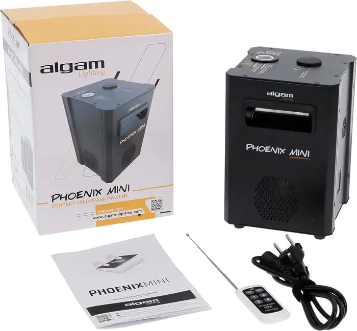 Algamlight Máquina Compacta de Chispa Fría 450W para Fiesta, Evento, Escenario