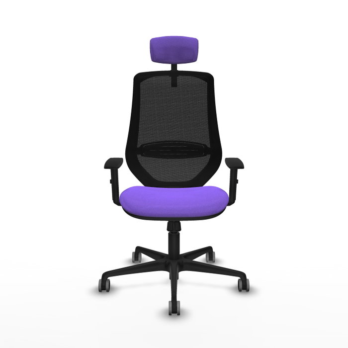 PIQUERAS Y CRESPO Silla de oficina Mardos con mecanismo Sincro, Lila y Negro PIQUERAS Y CRESPO Silla de oficina Mardos con mecanismo Sincro, Lila y Negro