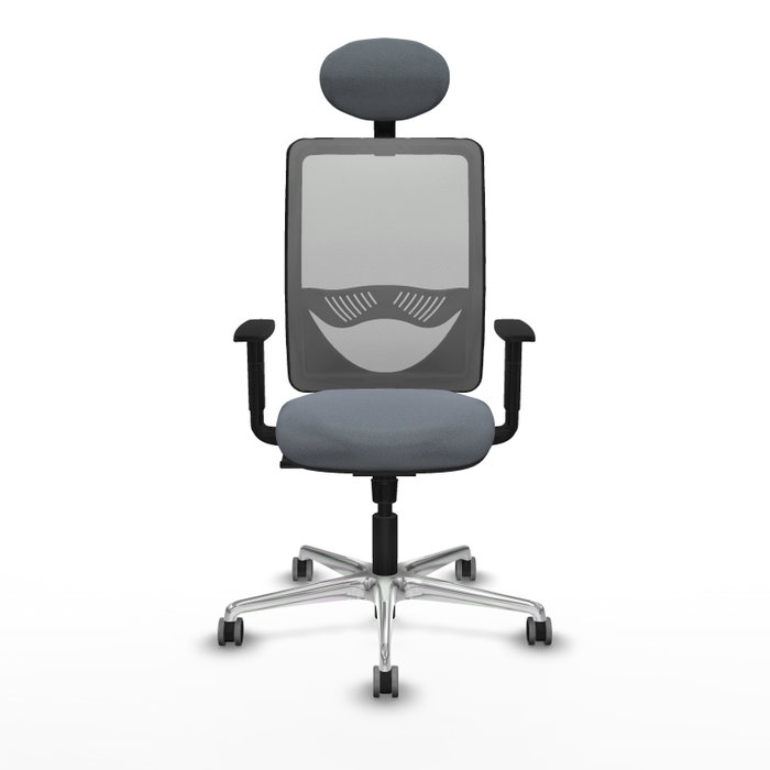 PIQUERAS Y CRESPO Silla de oficina Zulema Gris con mecanismo Sincro PIQUERAS Y CRESPO Silla de oficina Zulema Gris con mecanismo Sincro